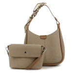 Pierre Cardin Luisa Bucket Bag - Beige