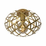 Nest Ceiling Light Metal Black Gold - Black