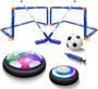 Hover Hockey Soccer Ball Kids Toys Set LED Lights Floating Air Rechargeable