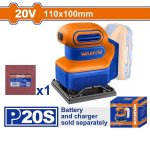 20V Cordless Sheet Sander 110 X 100MM Solo Unit WRAP5010
