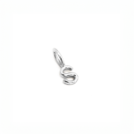 S Alphabet Charm In Silver