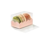 Pvc Macaron Box 8X5X5CM Rose