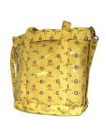 Fino Canvas Bunny Print Childrens Travel Bag With Pvc Waterproof Repellent Front Cover