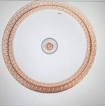 Light Glass Ceiling Fitting 2 X E27 TCL0 Rose Gold
