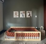 Cot Bumper Braided 5 Strand Rust