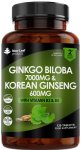 Gingko Biloba & Korean Ginseng 120 Tablets