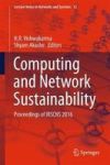 Computing And Network Sustainability - Proceedings Of Irscns 2016 Hardcover 1ST Ed. 2017