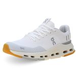 On Women's Cloudnova Form 2 Sneakers White Ivory 7 Medium Us