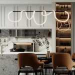 Doodle Neon Flex Pendant Light Black 3 Sizes - 2.4 Meter Rod 7 Meter Neo Flex