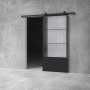 Steel Barn Door D01 Custom Size - 2100 X 1020 X 25MM / Frosted Glass