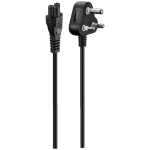 Volkano Presto Series Power Cable 3-PIN Clover To Type-m 1.8M 2.5A – Black