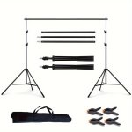 1PC 2 2M Background Rack For Photo Photography With Background Cloth Photo Studio Props Shooting Bracket Photo Frame