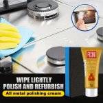 Metal Gloss Repair Paste Scratch Removal Wax And Polishing Paste For Chrome Alloy Fiberglass Metal Cookware Rust Removal Home Es