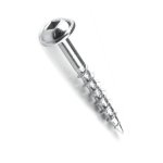 Kreg Zinc Pocket Hole Screws 32 Mm 1.25& 8 Coarse Thread Mx Loc 100CT