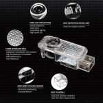 Vw Touareg LED Car Door Logo Lights - Set Of 2