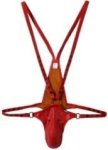 Jockmail Adjustable Men's Jumpsuit In Leather