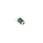 Seimia Spacer Tube With Green Cubic Zirconia
