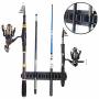 Wall Mount Fishing Rod Rack - Perfect Fishing Rod Holder - Holds Up To 10 Rods - For Most Types Of Fishing Rods Freshwater