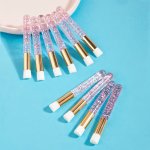 10PCS Crystal Rod Eyelash Brow Brush Mascara Brush Lash Extension Cleansing Brush Peeling Blackhead Brush Eyelash Cleaning Brush