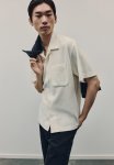 Regular Fit Textured Jersey Shirt - White