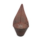 Lantern Black With Battery Operated Light