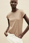 Cotton T-Shirt - Dark Beige
