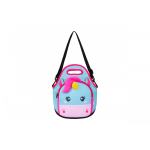 Neoprene Lunch Bag Unicorn Blue pink