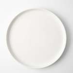 Flat Stackable Dinner Plate Choose From 6 Colours - White