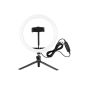 10 Inch Dimmable LED Ring Light Camera Tripod Stand Cell Phone Holder