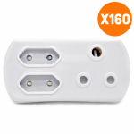 SGA1 2 Adaptor With 1 3-PIN And 2 2-PIN Outlets Whole Pack Of 160 Units