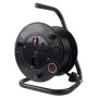 Nexus 15M 10A Plastic Extension Reel Black Grey