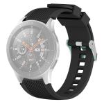 Vertical Grain Watch Band For Galaxy Watch 46MM Black