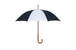 23" Wooden Shaft And Hooked Handle Umbrella