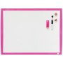 Nobo Small Magnetic Whiteboard 585X430MM Pink Or Blue