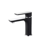 Bijiou Geneva Basin Mixer Short Body Chr black