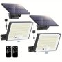 1/2 Pcs Solar Outdoor Lights 172LED 3 Modes Split Motion Sensor Outdoor Lights With Remote Control Outdoor Wall Light Solar Flood Lights Outdoor For