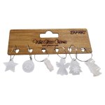 Plastic Wine Glass Charms 6 Piece Frost