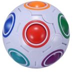 Educational Rainbow Rubix Ball Cube Magic Play Puzzle