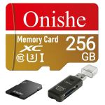 Onishe 256GB Tf Memory Card CLASS10 U3 Micro Sd Card