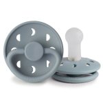 Moonphase Silicone Pacifier - Stone Blue Night Size 1