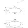 Cooper Kbc Brake Pads Rear For MINI - Spares Direct