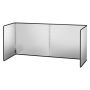 Splatter Guard For Frying Non-stick 3 Sided Foldable Grease Splatter Screen Stainless Steel Backsplash Anti Splatter Shield Guard For Stove Screen Pro