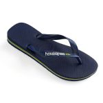 Havaianas Brazil Logo - Navy Blue