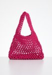 PoP Candy Crochet Tote Bag-red
