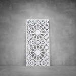 Wall Art D110 - 1040 X 535 X 20 Indoor Matt Silver Cool White