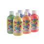 - Pastel Shades Superwashable - Titanium-free - Ready Mix Tempera Paints- 6 X 500ML Bottles