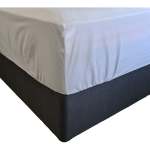 Fitted Sheet Extra Depth 35CM - Cotton Percale - King Cotton Percale Charcoal