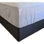 Fitted Sheet Extra Depth 35CM - Cotton Percale - King / Cotton Percale / Charcoal