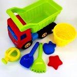 Sand Toy Dump Truck Set - Factory Plaza