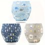 3PCS Breathable Cotton Cloth Diapers For Babies - 6-LAYER Gauze Washable & Reusable Training Pants